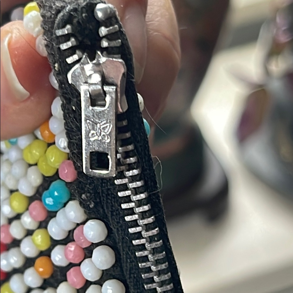 Vintage Colorful Studded Women's Pouch - Picture 5 of 6